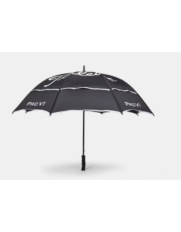 Titleist Tour Double Canopy - Black/White TITLEIST - Parapluies de Golf