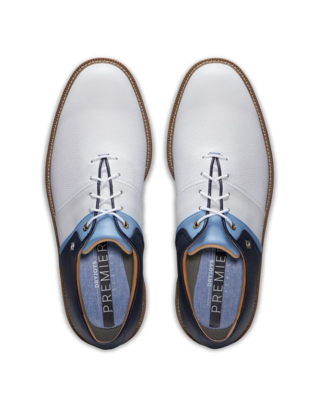 Chaussures FootJoy Premiere Series Packard Blanc / Bleu / Marine FOOTJOY - Chaussures Hommes