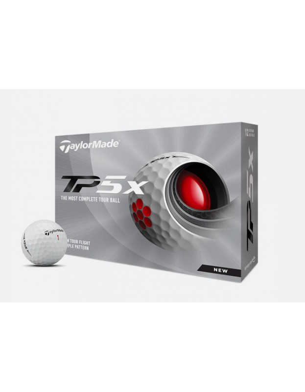 Boite de 12 Balles TaylorMade TP5X TAYLORMADE - Boites de 12 Balles de Golf