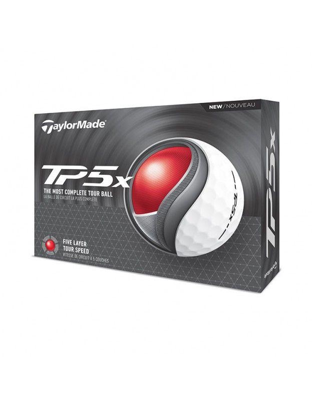 Balles TaylorMade TP5X Blanc TAYLORMADE - Boites de 12 Balles de Golf