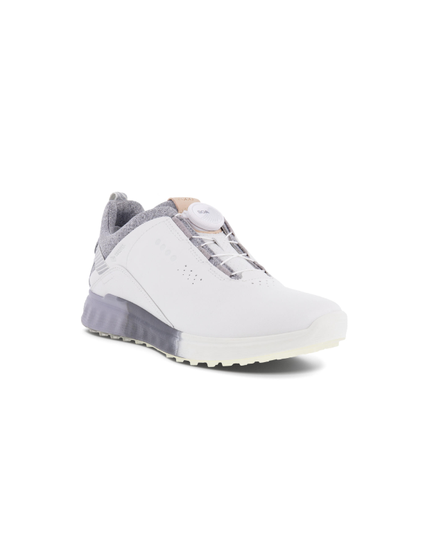Chaussures Femmes Golf S-Three White Silver-Grey 41 ECCO - Chaussures Femmes