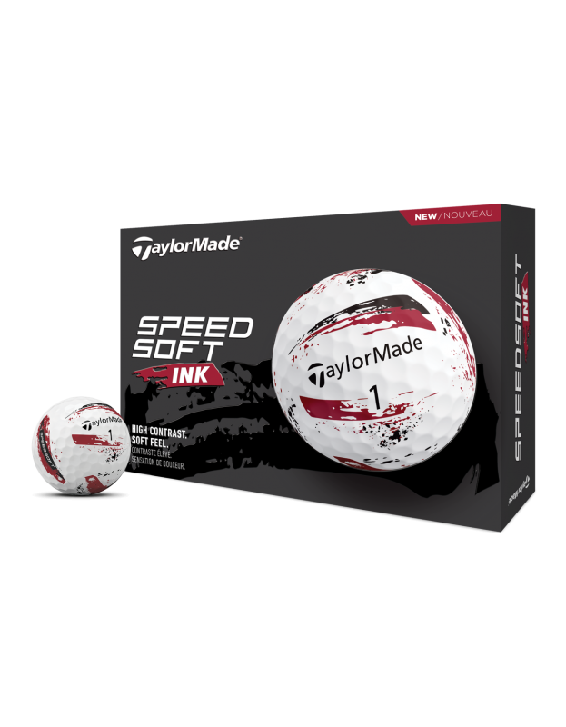 Balles TaylorMade Speedsoft Rouge TAYLORMADE - Boites de 12 Balles de Golf