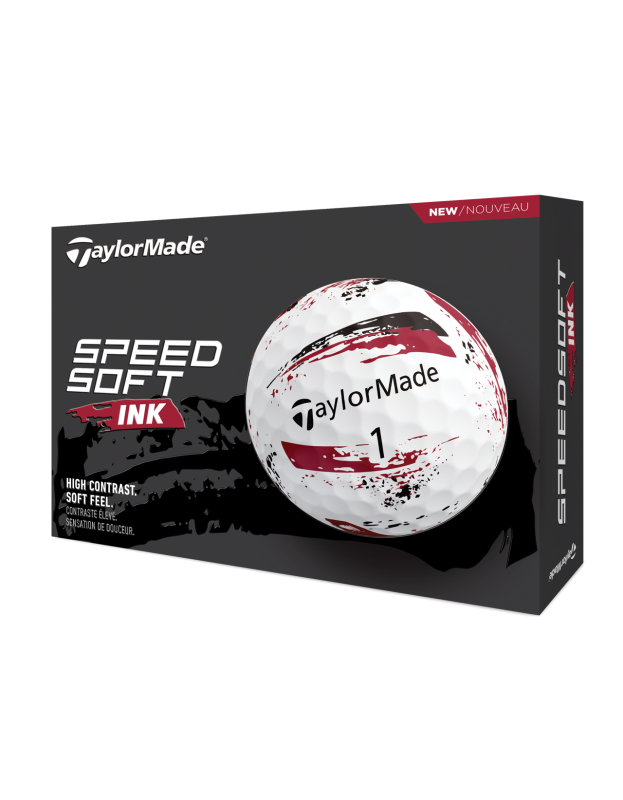 Balles TaylorMade Speedsoft Rouge TAYLORMADE - Boites de 12 Balles de Golf