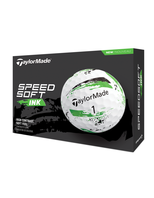 Balles TaylorMade Speedsoft Vert TAYLORMADE - Boites de 12 Balles de Golf