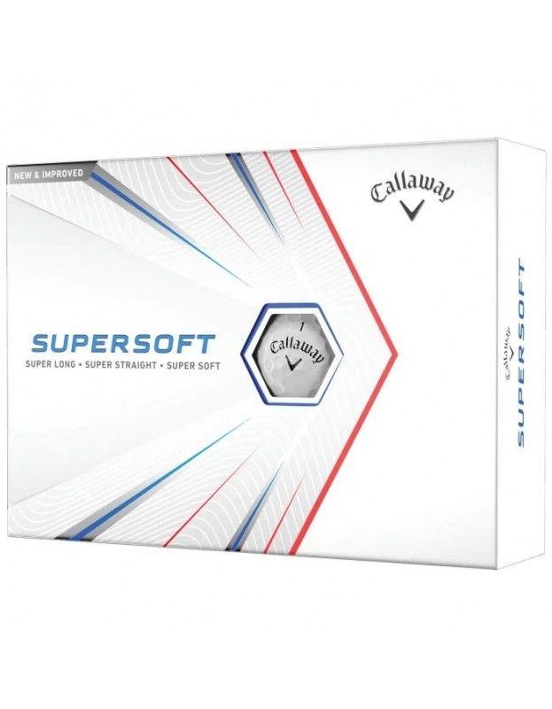 Balles Callaway Supersoft Logotées Eurogolf CALLAWAY - Boites de 12 Balles de Golf