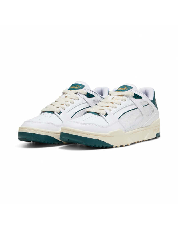 Chaussures Puma Slipstream G Blanc Vert PUMA - Chaussures Hommes