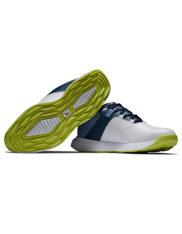 Chaussures FootJoy Pro Lite Blanc / Marine / Vert Citron FOOTJOY - Chaussures Hommes