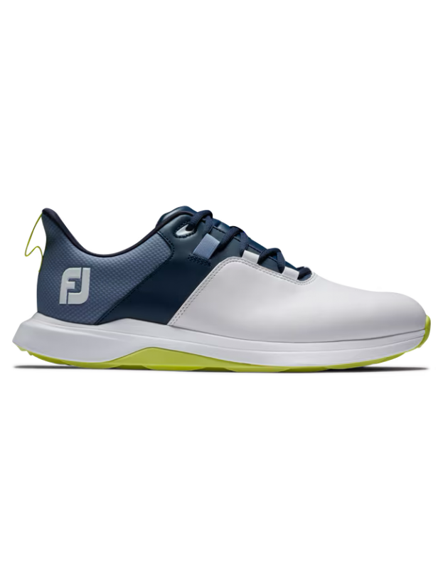 Chaussures FootJoy Pro Lite Blanc / Marine / Vert Citron FOOTJOY - Chaussures Hommes