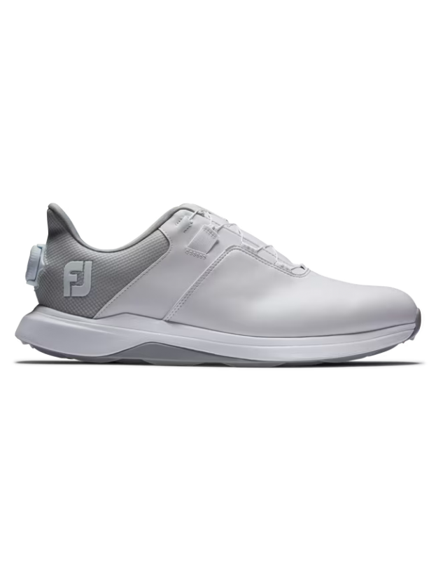 Chaussures FootJoy Pro Lite BOA Blanc / Blanc / Gris FOOTJOY - Chaussures Hommes