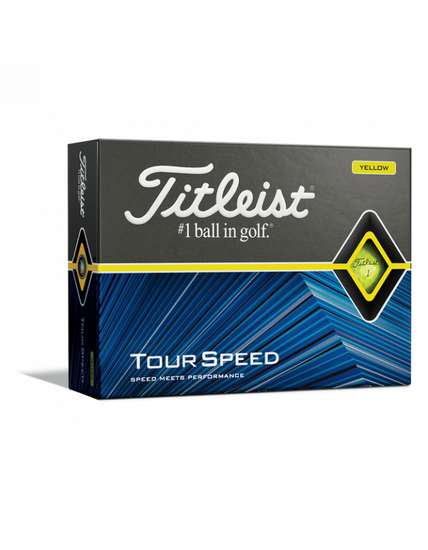 Boite de 12 balles Titleist TruSpeed Yellow TITLEIST - Balles