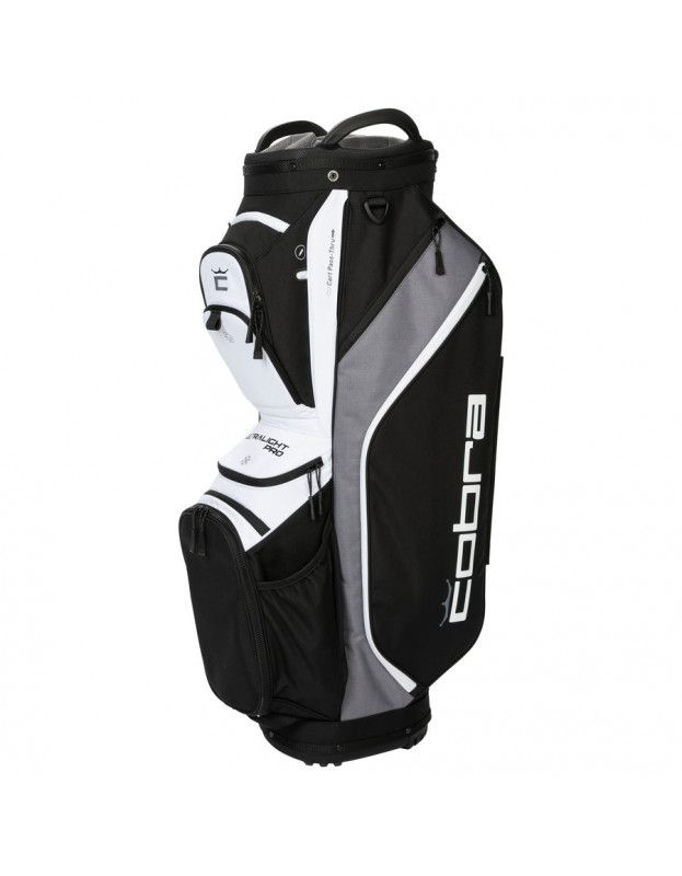 Sac Chariot Cobra Ultralight Pro Cart Bag White/Black COBRA - Sacs chariots