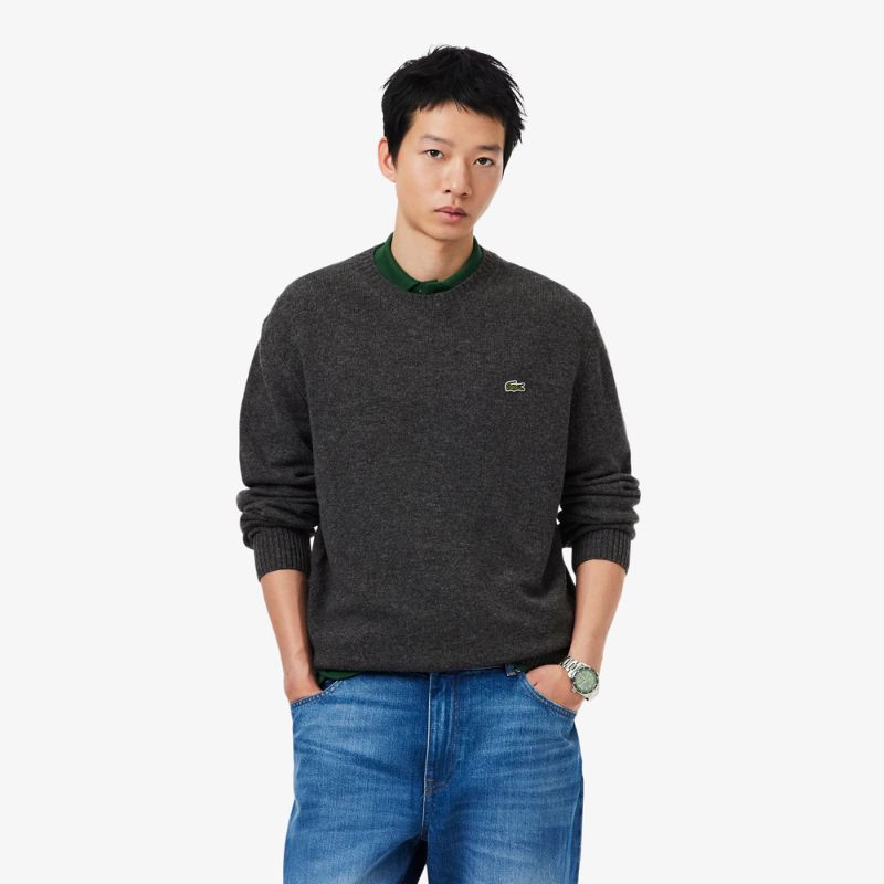 Pullover Lacoste en Laine Col Rond