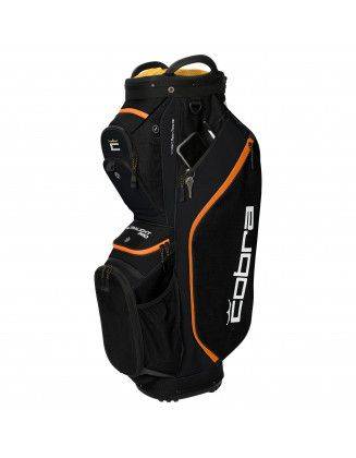 Sac Chariot Cobra Ultralight Pro Cart Bag Black/Orange COBRA - Golf Trolley Bags