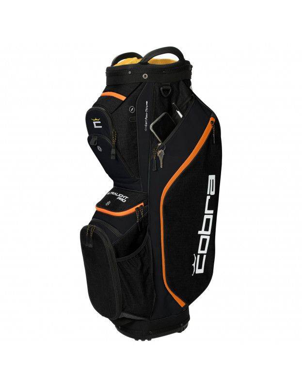 Sac Chariot Cobra Ultralight Pro Cart Bag Black/Orange COBRA - Sacs chariots