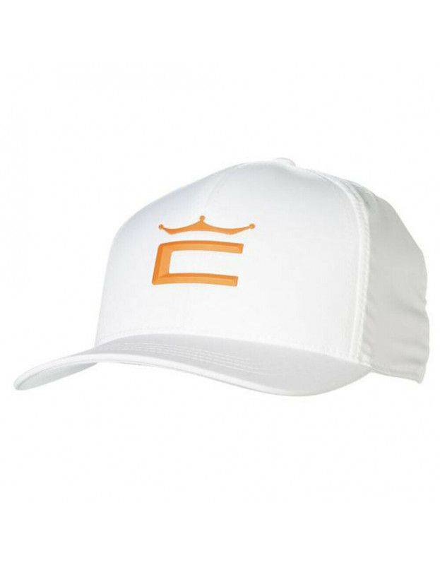 Casquette Cobra Tour Crown Adjustable Snapback cap White/Orange COBRA - Casquettes de Golf