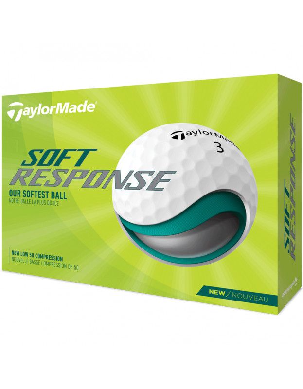 Boite de 12 Balles Soft Response TAYLORMADE - Boites de 12 Balles de Golf