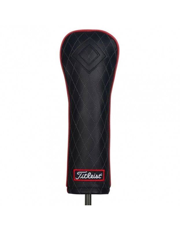 Headcover Fairway Wood Titleist Leather Jet Black TITLEIST - Accessoires