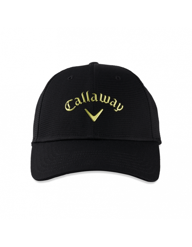 Casquette Callaway Liquid Metal Adj Black/Yellow CALLAWAY - Accessoires Golf Mixte