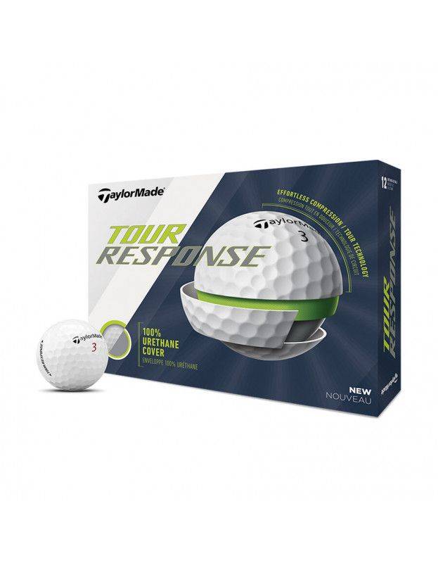 Boite de 12 Balles TaylorMade Tour Response TAYLORMADE - Boites de 12 Balles de Golf