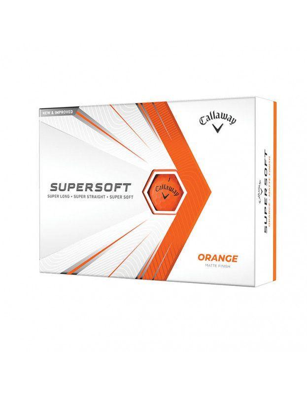 Boite de 12 Balles Callaway Supersoft Orange Mate CALLAWAY - Boites de 12 Balles de Golf