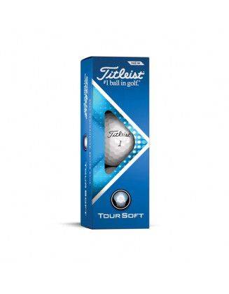 Boite de 12 Balles Titleist Tour Soft Blanc TITLEIST - Boites de 12 Balles de Golf