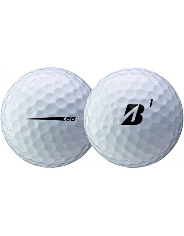 Boite de 12 Balles Bridgestone E6 Blanc BRIDGESTONE - Boites de 12 Balles de Golf