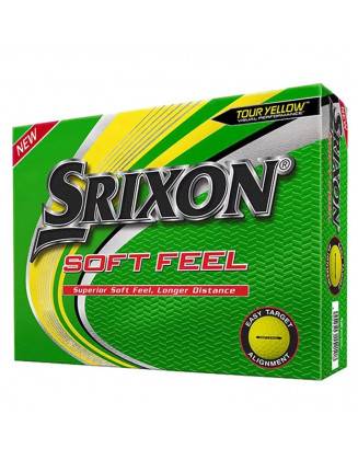 Boite de 12 Balles Srixon Soft-Feel Jaune