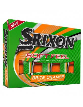 Boite de 12 Balles Srixon Soft-Feel Brite Orange