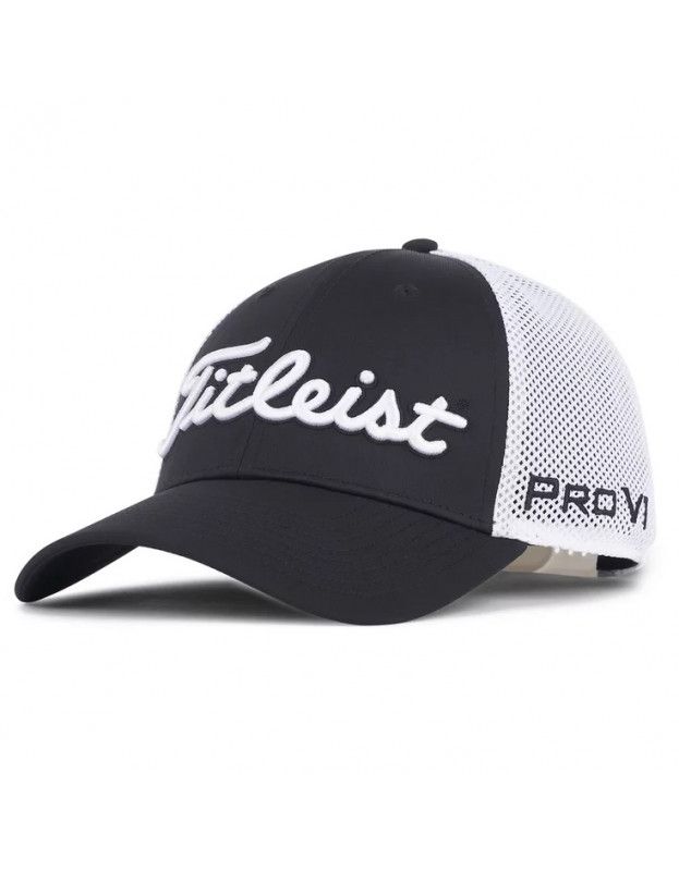 Casquette Titleist Tour Performance Mesh Noir/Blanc TITLEIST - shop