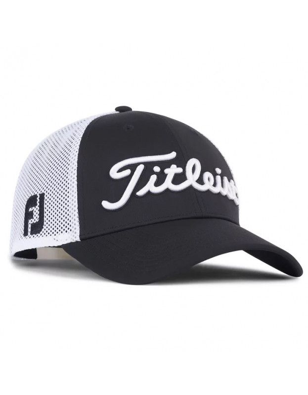 Casquette Titleist Tour Performance Mesh Noir/Blanc TITLEIST - shop