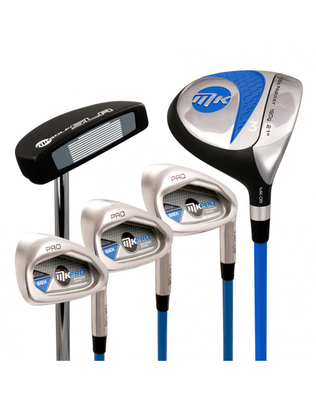 Kit 1/2 Série MK Pro Droitier Bleu 155 Cm MKIDS GOLF - Clubs