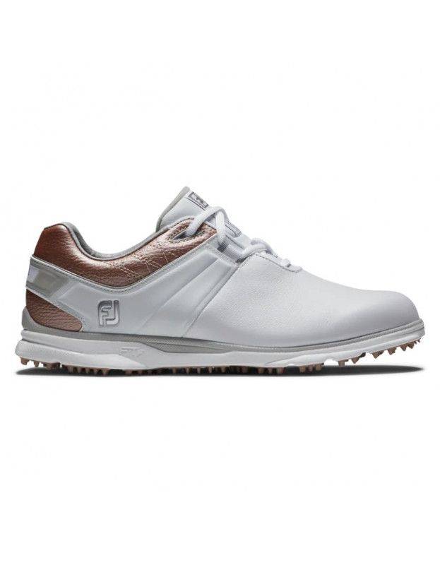 Chaussures FootJoy Pro SL Blanc/Rose Gold Femme FOOTJOY - Chaussures Femmes