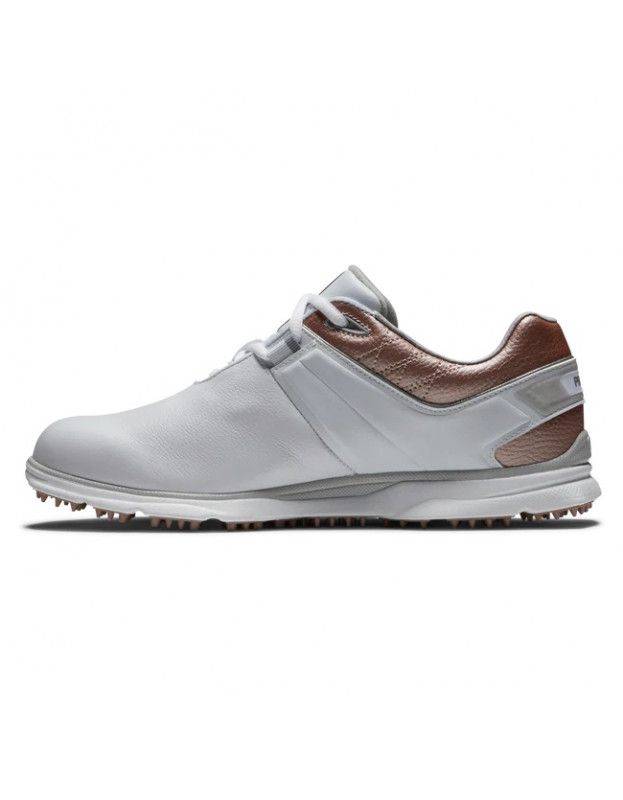 Chaussures FootJoy Pro SL Blanc/Rose Gold Femme FOOTJOY - Chaussures Femmes