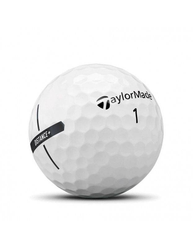 Boite De 12 Balles TaylorMade Distance + Blanche TAYLORMADE - Boites de 12 Balles de Golf