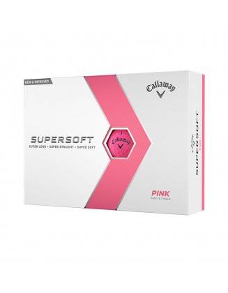 Boite de 12 Balles Callaway Supersoft Rose CALLAWAY - Boxes of 12 Golf Balls
