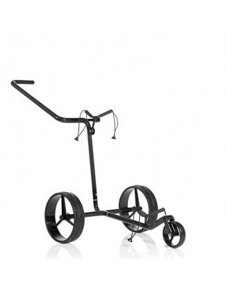 Chariot JuCad Carbon Shine 3-Roues Noir Brillant JUCAD - Manual Golf Trolleys