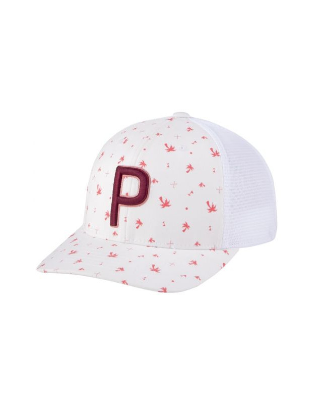 Casquette Puma Palm Tree Trucker PUMA - Accessoires Golf Mixte