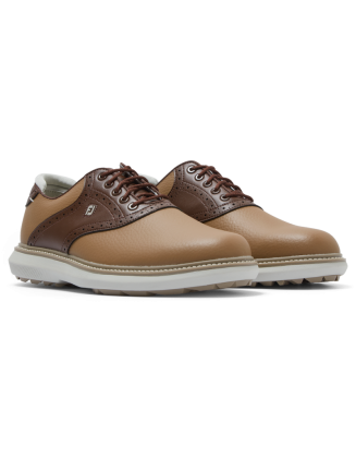 Chaussures FootJoy Traditions Spikeless Tan 41M FOOTJOY - Golf Shoes for Men