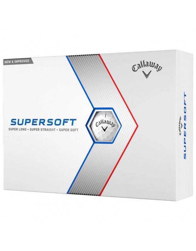 Boite de 12 Balles Callaway Supersoft Blanc CALLAWAY - Boites de 12 Balles de Golf