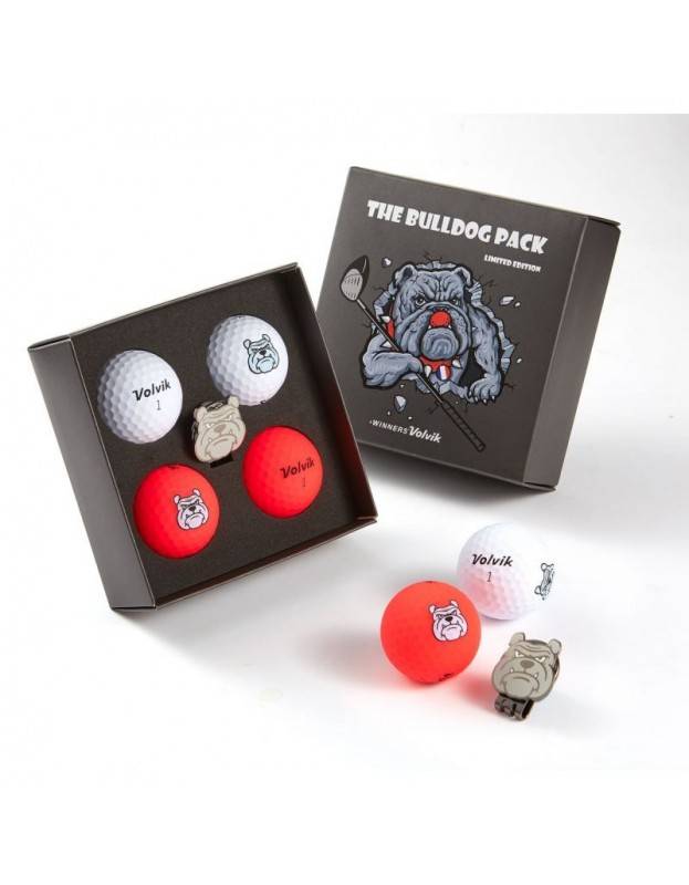 Coffret Volvik Bulldog Balles Marque-Balle VOLVIK - Boites de 12 Balles de Golf