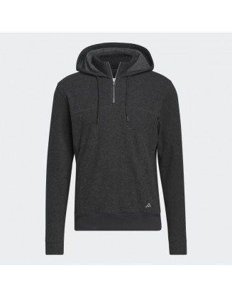 Sweat Adidas Go-To Zip Noir ADIDAS - Golf Pullovers Men