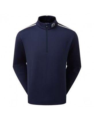 Pullover FootJoy Chill-Out Jersey Uni Bleu S FOOTJOY - Golf Pullovers Men