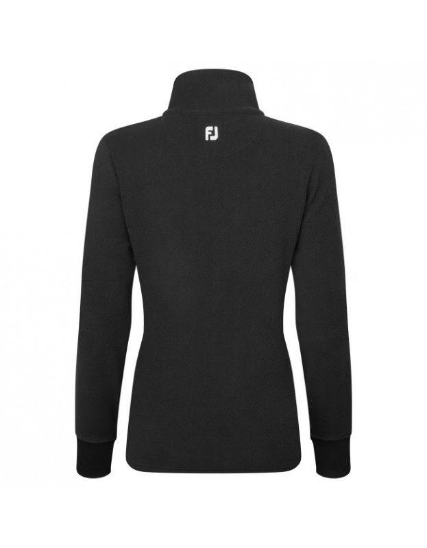 Pullover FootJoy Polaire Asymétrique Full-Zip Noir FOOTJOY - Pullover Golf Femmes