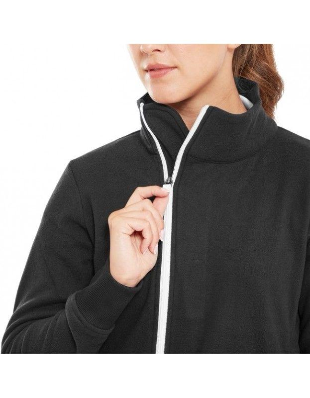 Pullover FootJoy Polaire Asymétrique Full-Zip Noir FOOTJOY - Pullover Golf Femmes