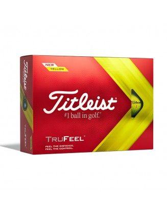 Boite de 12 balles Titleist TruFeel Jaune TITLEIST - Boxes of 12 Golf Balls