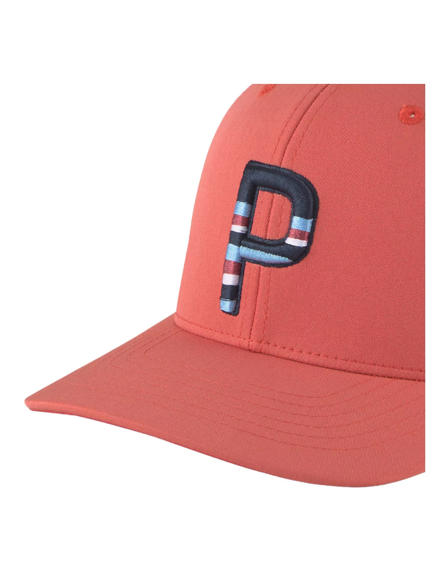 Casquette Sundown Trucker Orange / Blanc PUMA - Casquettes de Golf