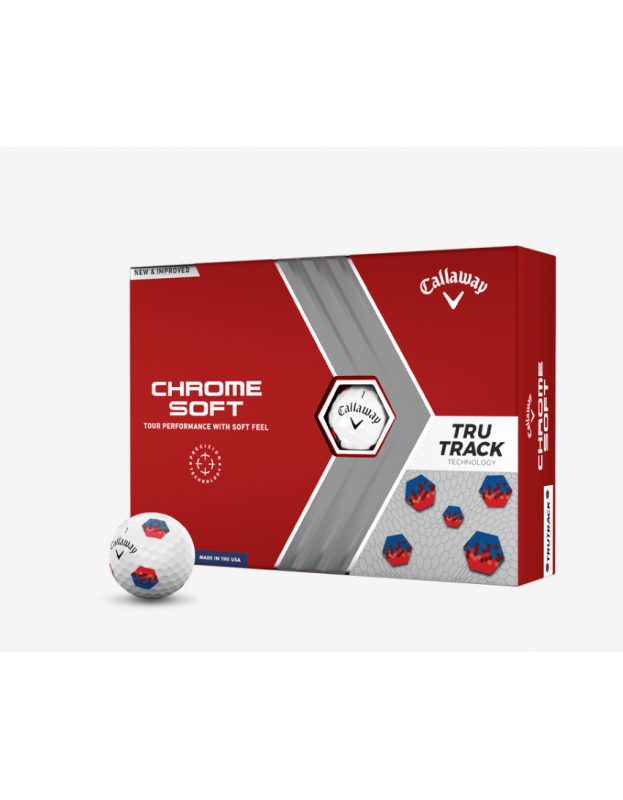 Balle Callaway Chrome Soft TruTrack CALLAWAY - Boites de 12 Balles de Golf
