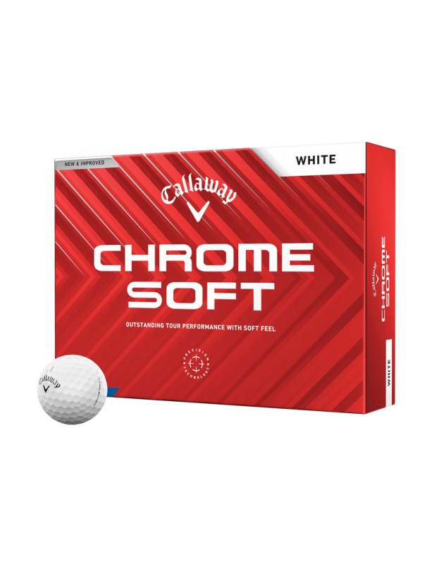 Balle Callaway Chrome Soft CALLAWAY - Boites de 12 Balles de Golf